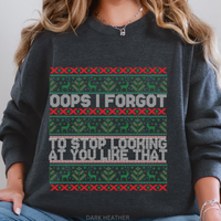 Load image into Gallery viewer, Ugly Christmas Sweater, Funny Holiday Party Sweatshirt, Adult Humor Xmas Crewneck
