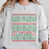 Load image into Gallery viewer, Ugly Christmas Sweater, Funny Holiday Party Sweatshirt, Adult Humor Xmas Crewneck

