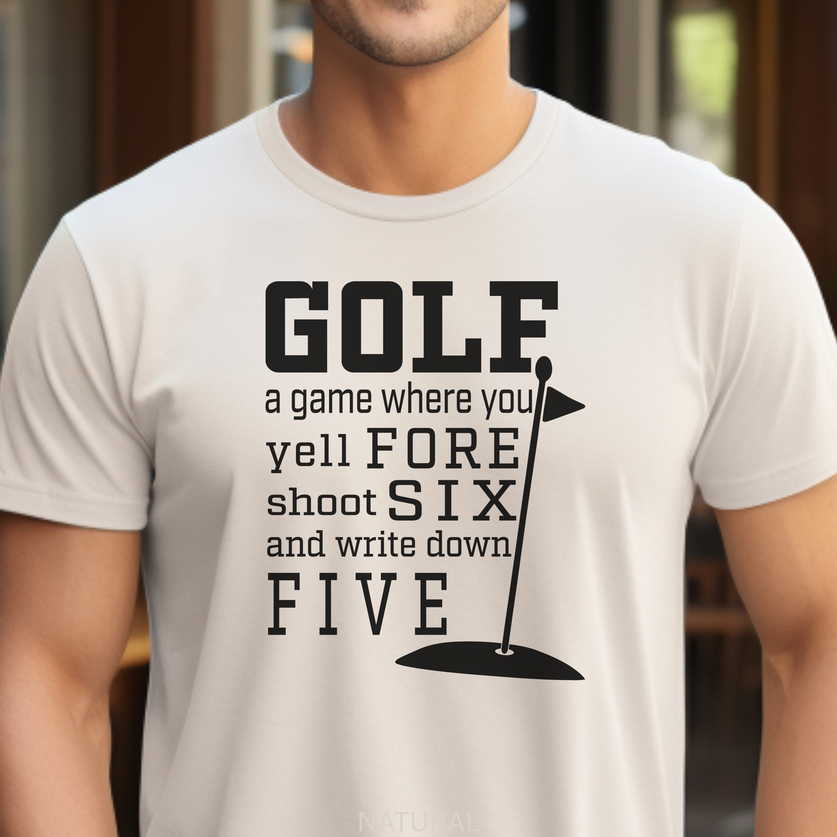 Funny Golf Shirt, Golf Gift For Dad, Golf Shirt Gift For Husband, Funny Golf Gift, Golf Shirt Men, Golf Tshirt for Men, Golf Lover Gift, Putting Is Hard Shirt