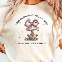 Load image into Gallery viewer, Frog Comfort Colors® Shirt, Book Lovers Shirt, Reading Tshirt, Frog T-Shirt
