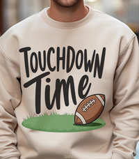 Load image into Gallery viewer, Touchdown Time T-Shirt, Game Day Football Tee, Fall Tailgate Shirt for Fans, Sports Party Top, Fun Football Shirt for Men or Women
