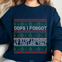 Load image into Gallery viewer, Ugly Christmas Sweater, Funny Holiday Party Sweatshirt, Adult Humor Xmas Crewneck
