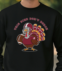 Load image into Gallery viewer, Funny Turkey Football Sweatshirt, Game Day Football Shirt, Thanksgiving Turkey Sweatshirt, Unisex Sweatshirt Sizes Small To 4X
