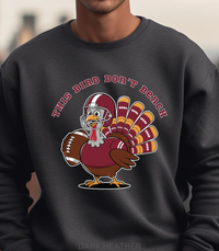 Load image into Gallery viewer, Funny Turkey Football Sweatshirt, Game Day Football Shirt, Thanksgiving Turkey Sweatshirt, Unisex Sweatshirt Sizes Small To 4X
