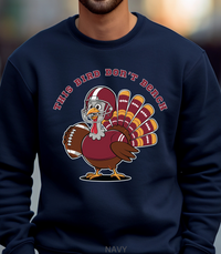 Load image into Gallery viewer, Funny Turkey Football Sweatshirt, Game Day Football Shirt, Thanksgiving Turkey Sweatshirt, Unisex Sweatshirt Sizes Small To 4X
