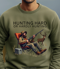 Load image into Gallery viewer, Funny Deer Hunter Sweatshirt, Pullover Shirt For Hunter, Hunting Season Crewneck, Unisex Sweatshirt Sizes S to 4XL
