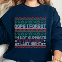 Load image into Gallery viewer, Ugly Christmas Sweater, Funny Holiday Party Sweatshirt, Adult Humor Xmas Crewneck
