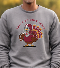 Load image into Gallery viewer, Funny Turkey Football Sweatshirt, Game Day Football Shirt, Thanksgiving Turkey Sweatshirt, Unisex Sweatshirt Sizes Small To 4X
