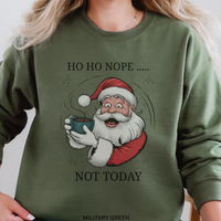 Load image into Gallery viewer, Santa Sweatshirt, Ugly Christmas Sweater, Holiday Party Pullover, Unisex Santa Crewneck
