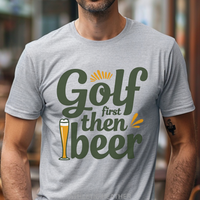 Load image into Gallery viewer, Funny Golf Shirt Men, Gift for Golfer, Golf Shirt Gift For Husband, Golf Gift For Dad, Golf Tshirt for Men, Golf Lover Gift, Beer Lover Shirt
