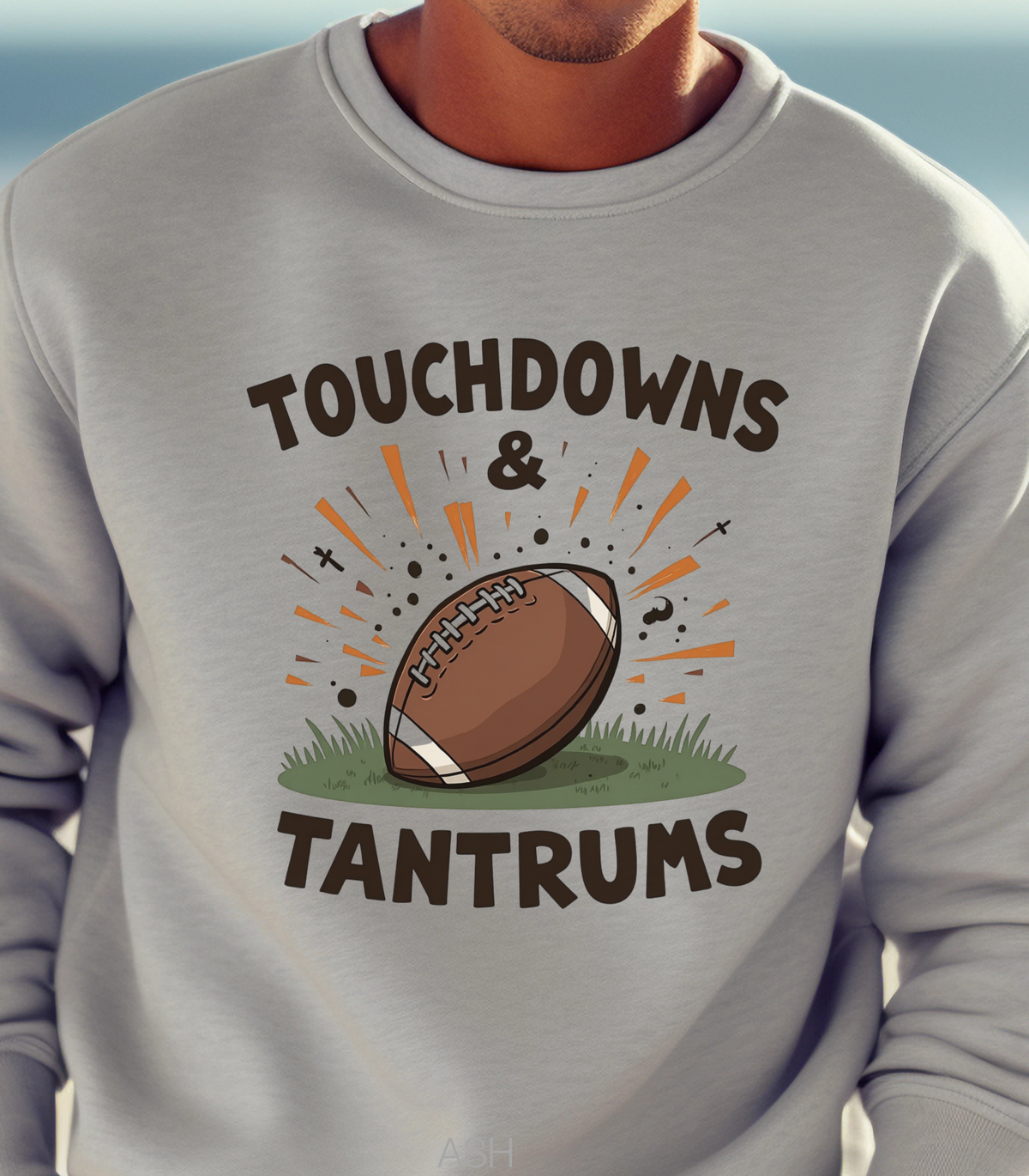 Funny Football Sweatshirt Gift For Fan, Football Team Gift For Him Her, Football Season Sweatshirt, Fall Season Shirt Gift For Fan