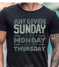 Load image into Gallery viewer, Funny Football Shirt For Men, Football Fan Shirt, Birthday Gift For Dad, Game Day Dad Shirt, Football Shirt For Sunday, Monday, Thursday
