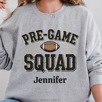 Load image into Gallery viewer, Custom Football T-Shirt – Personalized &quot;Pre-Game Squad&quot; Shirt for Game Day, Tailgates, or Team Events
