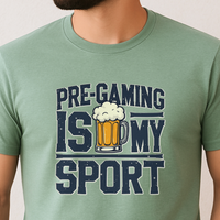 Load image into Gallery viewer, Funny Football Fan Shirt For Pregaming, Tailgating Tshirt For Fan, Unisex Jersey Short Sleeve Tee Sizes S-4XL
