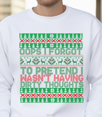 Load image into Gallery viewer, Ugly Christmas Sweater, Funny Xmas Holiday Sweatshirt, Adult Humor Gift
