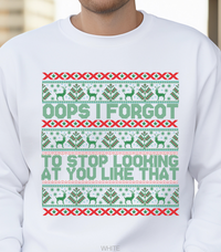 Load image into Gallery viewer, Ugly Christmas Sweater, Funny Holiday Party Sweatshirt, Adult Humor Xmas Crewneck
