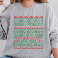 Load image into Gallery viewer, Ugly Christmas Sweater, Funny Holiday Party Sweatshirt, Adult Humor Xmas Crewneck
