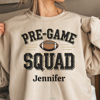 Load image into Gallery viewer, Custom Football T-Shirt – Personalized &quot;Pre-Game Squad&quot; Shirt for Game Day, Tailgates, or Team Events
