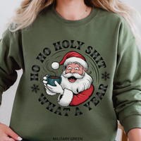 Load image into Gallery viewer, Funny Santa Sweatshirt, Sarcastic Christmas Sweatshirt, Adult Humor Holiday Pullover, Unisex Heavy Blend™ Crewneck Sweatshirt
