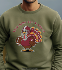 Load image into Gallery viewer, Funny Turkey Football Sweatshirt, Game Day Football Shirt, Thanksgiving Turkey Sweatshirt, Unisex Sweatshirt Sizes Small To 4X
