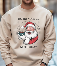Load image into Gallery viewer, Santa Sweatshirt, Ugly Christmas Sweater, Holiday Party Pullover, Unisex Santa Crewneck
