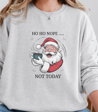 Load image into Gallery viewer, Santa Sweatshirt, Ugly Christmas Sweater, Holiday Party Pullover, Unisex Santa Crewneck

