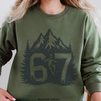 Load image into Gallery viewer, 6 and 7 Sweatshirt, Gen Z  Meme Aesthetic Crewneck, Six and Seven Pullover, 67
