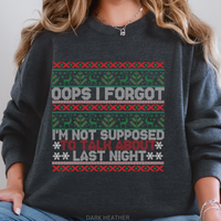 Load image into Gallery viewer, Ugly Christmas Sweater, Funny Holiday Party Sweatshirt, Adult Humor Xmas Crewneck

