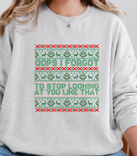 Load image into Gallery viewer, Ugly Christmas Sweater, Funny Holiday Party Sweatshirt, Adult Humor Xmas Crewneck
