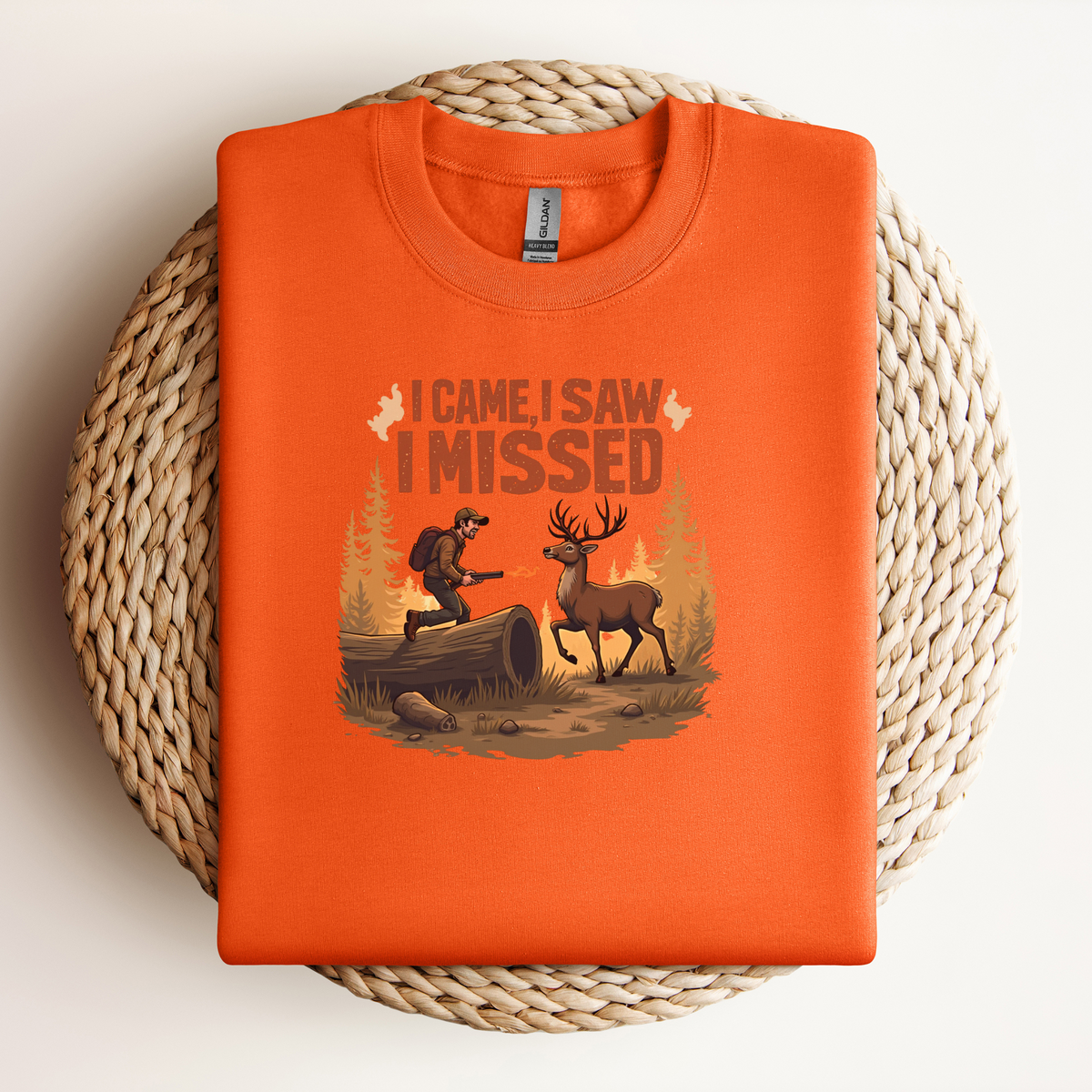 Funny Deer Hunter Sweatshirt, Pullover Shirt For Hunter, Hunting Season Crewneck, Unisex Sweatshirt Sizes S to 4XL