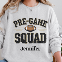 Load image into Gallery viewer, Custom Football T-Shirt – Personalized &quot;Pre-Game Squad&quot; Shirt for Game Day, Tailgates, or Team Events

