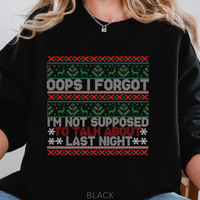 Load image into Gallery viewer, Ugly Christmas Sweater, Funny Holiday Party Sweatshirt, Adult Humor Xmas Crewneck
