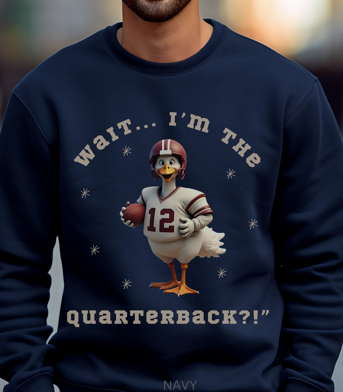 Funny Goose Football Sweatshirt, Game Day Football Shirt, Goose Crewneck Sweatshirt, Unisex Sweatshirt Sizes Small To 4X