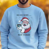 Load image into Gallery viewer, Santa Sweatshirt, Ugly Christmas Sweater, Holiday Party Pullover, Unisex Santa Crewneck
