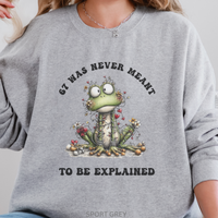 Load image into Gallery viewer, 67 Frog Sweatshirt, Frog Meme Shirt, 67 Inside Joke Crewneck, Unisex Amphibian Pullover, Not Explained
