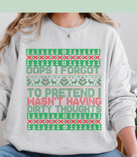 Load image into Gallery viewer, Ugly Christmas Sweater, Funny Xmas Holiday Sweatshirt, Adult Humor Gift
