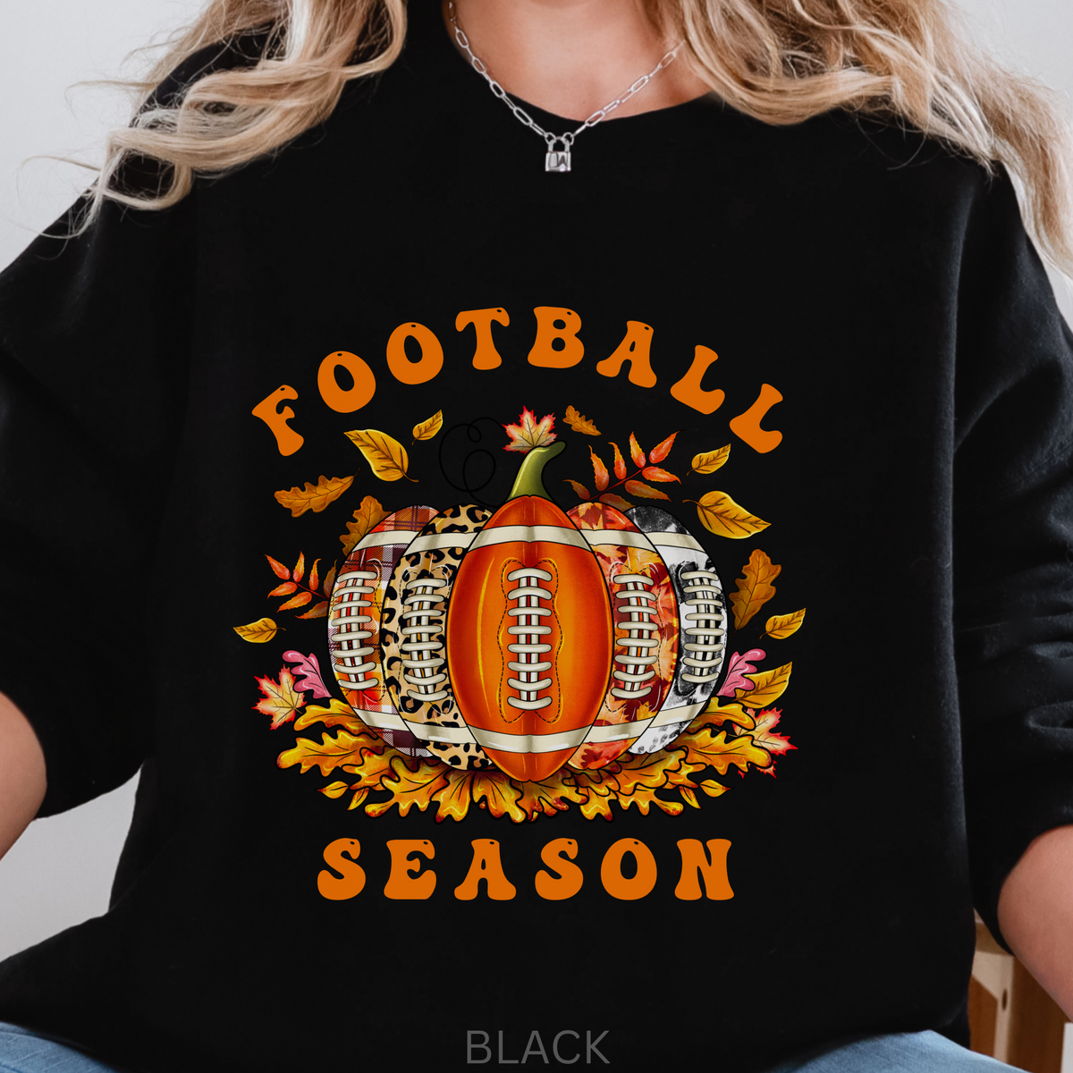 Football Sweatshirt Gift For Fall, Football Gifts for Women, Game Day Football Sweatshirt, Funny Football Shirt, Fall Game Day Football Crewneck												Unisex Heavy Blend™ Crewneck Sweatshirt