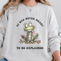 Load image into Gallery viewer, 67 Frog Sweatshirt, Frog Meme Shirt, 67 Inside Joke Crewneck, Unisex Amphibian Pullover, Not Explained
