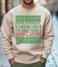 Load image into Gallery viewer, Ugly Christmas Sweater, Funny Xmas Holiday Sweatshirt, Adult Humor Gift

